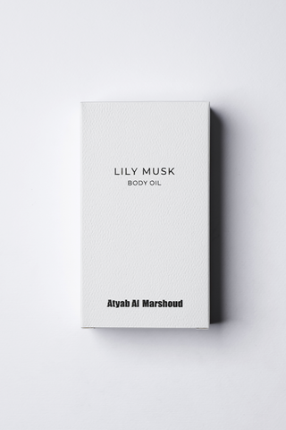 A Box of LILY MUSL BODY OIL by Atyab Al arshoud
